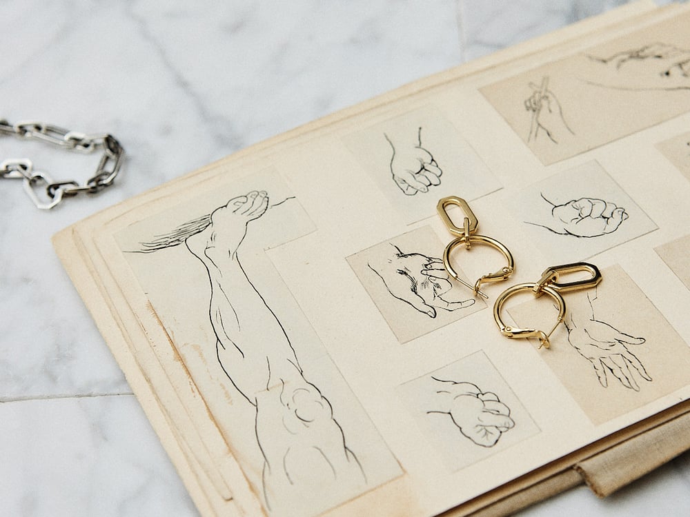 Image of BOUCLES D’OREILLES RAOUL – PLAQUÉES OR