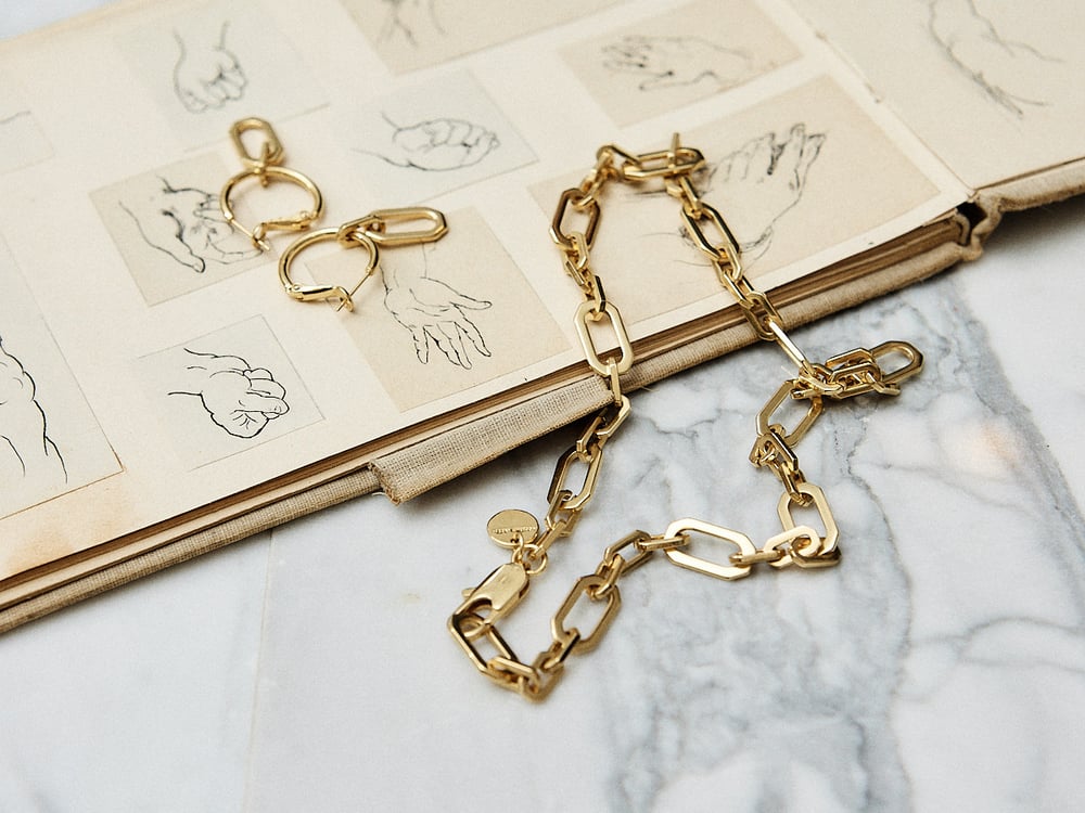Image of BOUCLES D’OREILLES RAOUL – PLAQUÉES OR