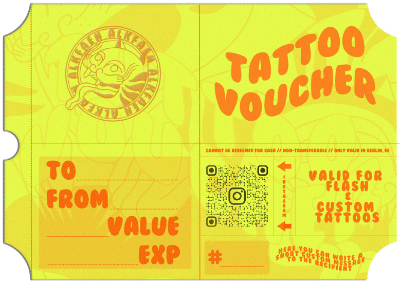 Image of TATTOO VOUCHER // SAVE 20%