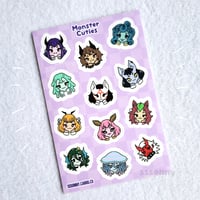 Image 1 of Monster Cuties Sticker Sheet