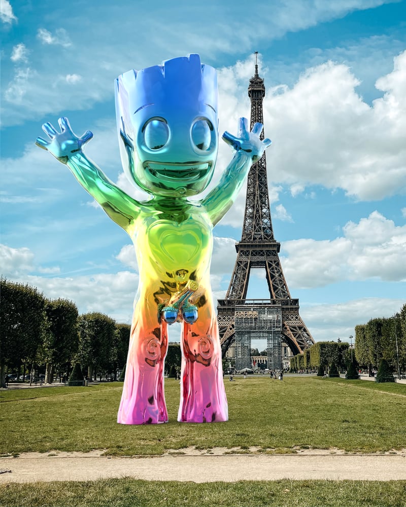 Image of I AM WOOD (RAINBOW CHROME)