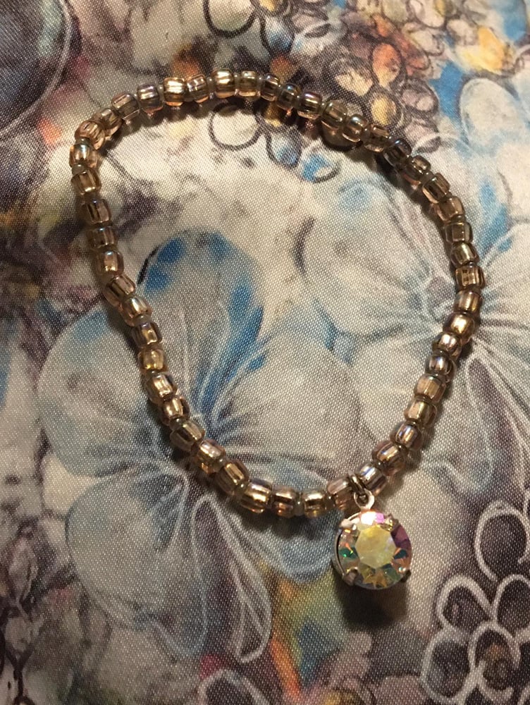 Image of Glass bead bracelet/anklet