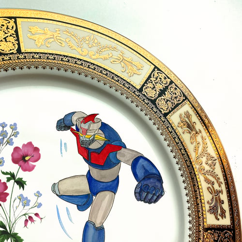 Image of Mazinger Z- Fine China Plate - #0740