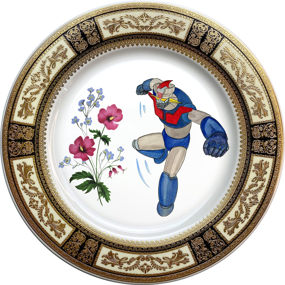 Image of Mazinger Z- Fine China Plate - #0740
