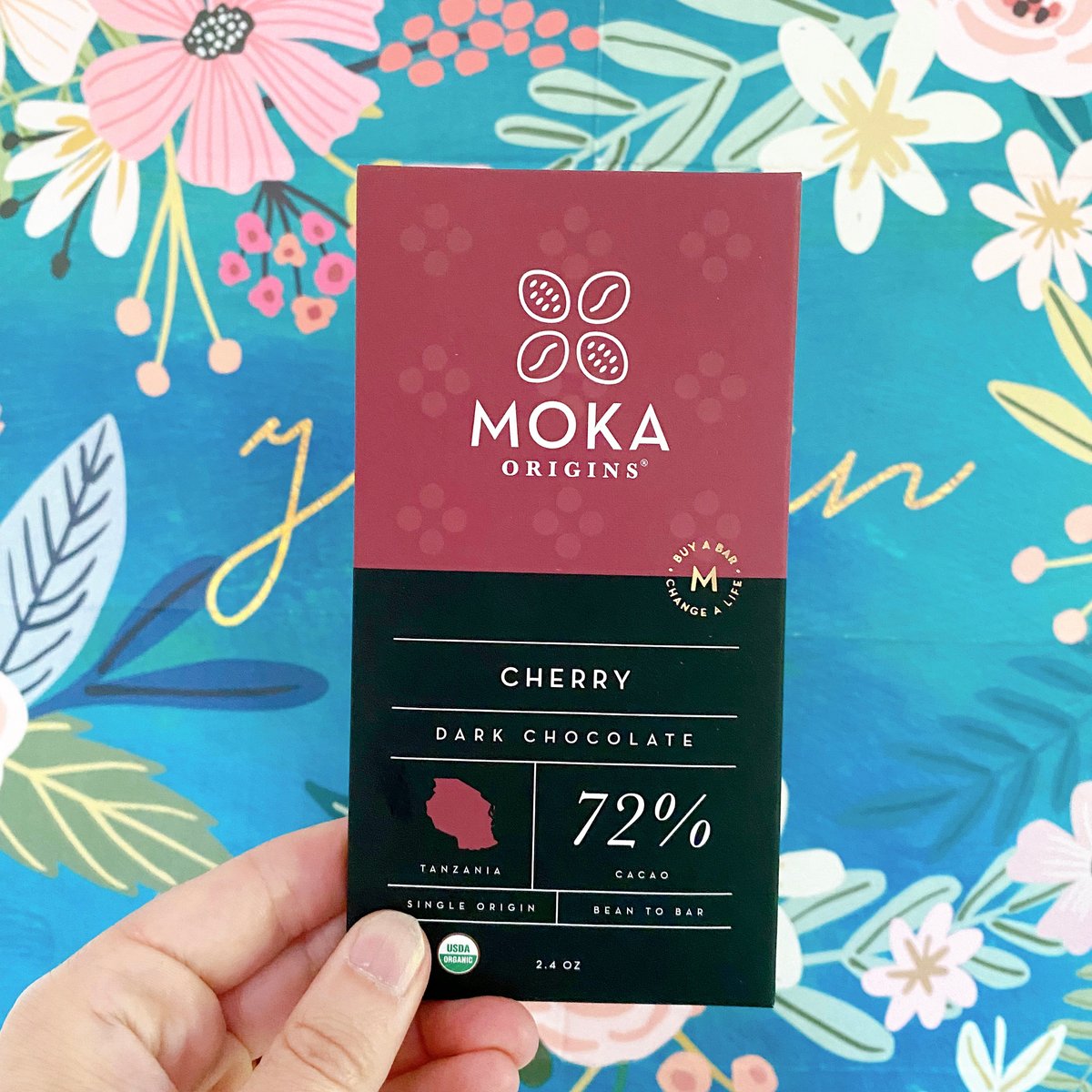 Moka Origins 72% Cherry Dark Chocolate 37 Chocolates