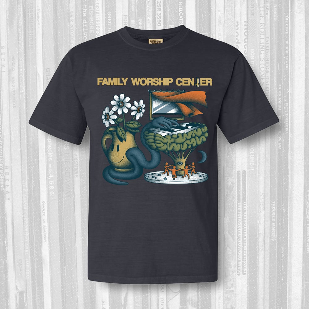 Family Worship Center: Kicked Out Of the Garden - Graphite Tee Bundle