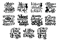 Image 3 of Vinyl Decals (Pet Lovers)