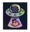 Holographic Sableye UFO Miltank Abduction Sticker