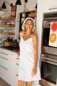 Image 2 of Lined Slip Dress White