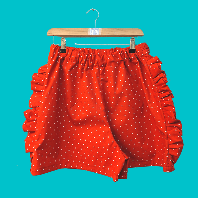 Image of Frill Sustainable Shorts - Strawberry