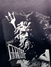 Image 4 of T-SHIRT / MARINE / Taille M / REMAKING / POSEIDON