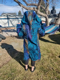 Image 5 of Electric Blue Fringe Coat