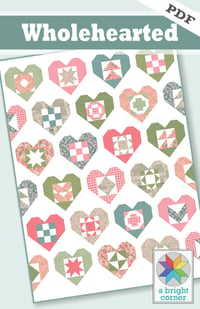 Image 1 of Wholehearted quilt pattern - PDF Version