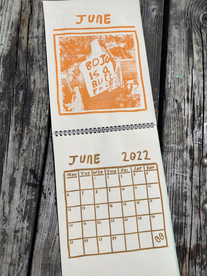 Image of Rumpus 2022 Calendar 