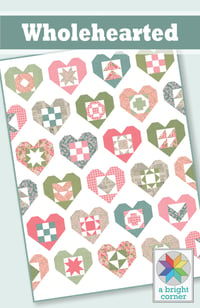 Image 1 of Wholehearted quilt pattern - PAPER pattern