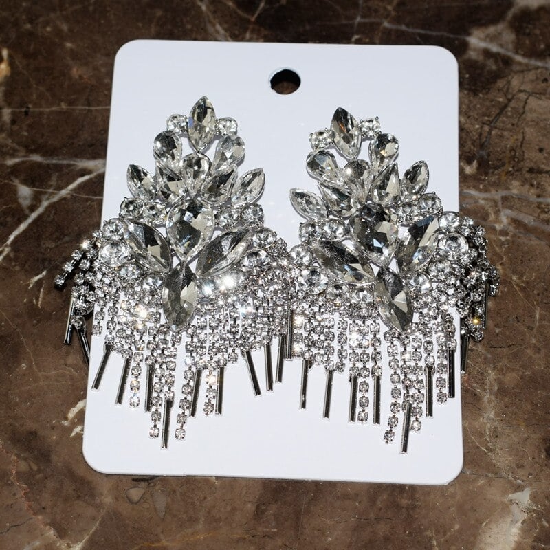 Image of Tamia crystal earrings