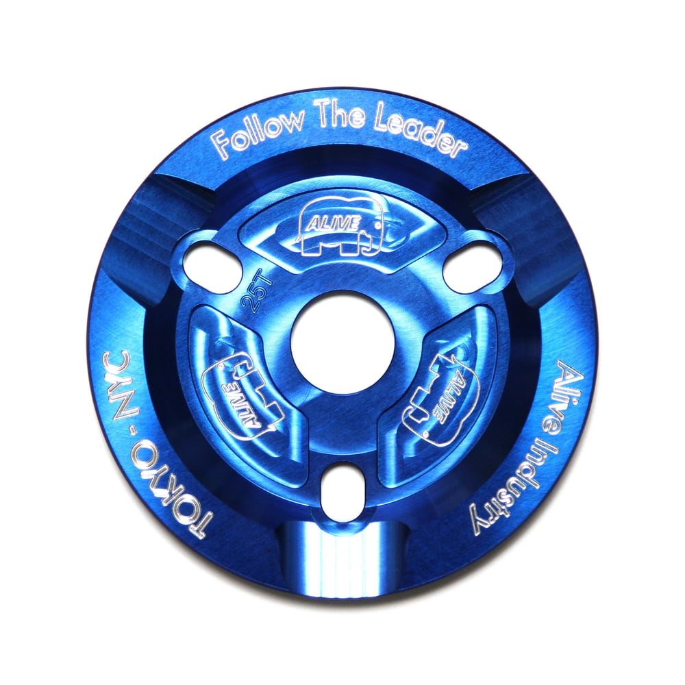 Image of FTL x ALIVE INDUSTRY Guard Sprocket (Blue)