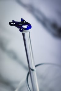 Image 1 of Orca Glass Stir Stick