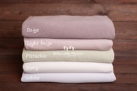 Image 2 of Samantha backdrop fabric and wrap set white beige