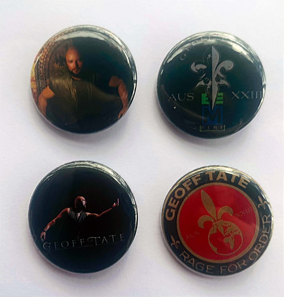 Image of GEOFF TATE - Aussie Tour 2023 Badge Pack