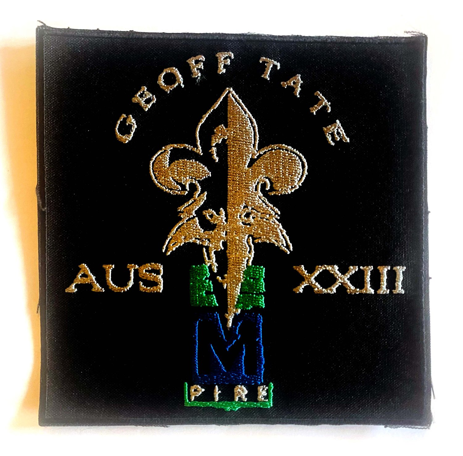Image of GEOFF TATE - Empire Aussie Tour 2023 Patch