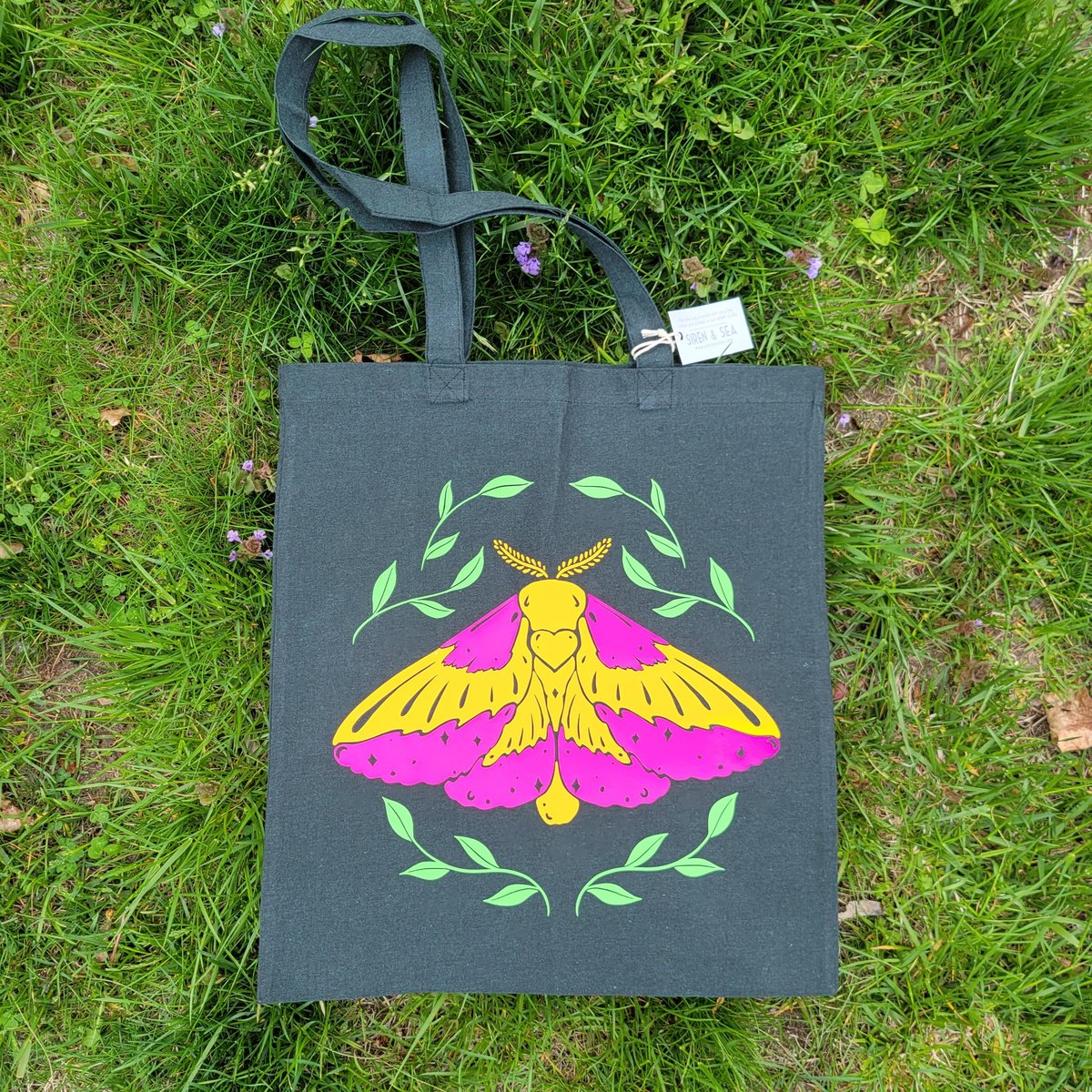 Image of Rosy Maple Moth Tote