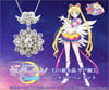 Preorder - Sailor Moon Cosmos Silver Crystal Necklace