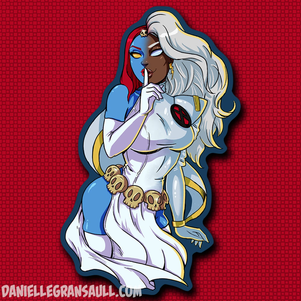 Mystique SHHH STICKER