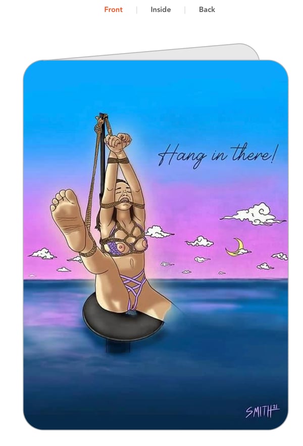 Image of Hang in there! Card