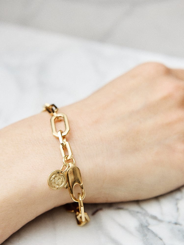 Image of BRACELET RAOUL PLAQUÉ OR
