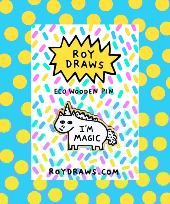 Image of I’m Magic Eco Wooden Pin
