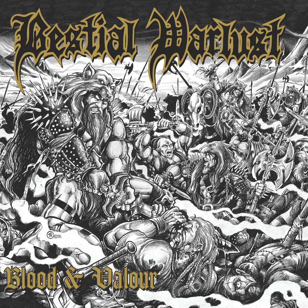 BESTIAL WARLUST - VWTD / BLOOD AND VALOUR  FRIDGE MAGNETS (CD COVER SIZE)