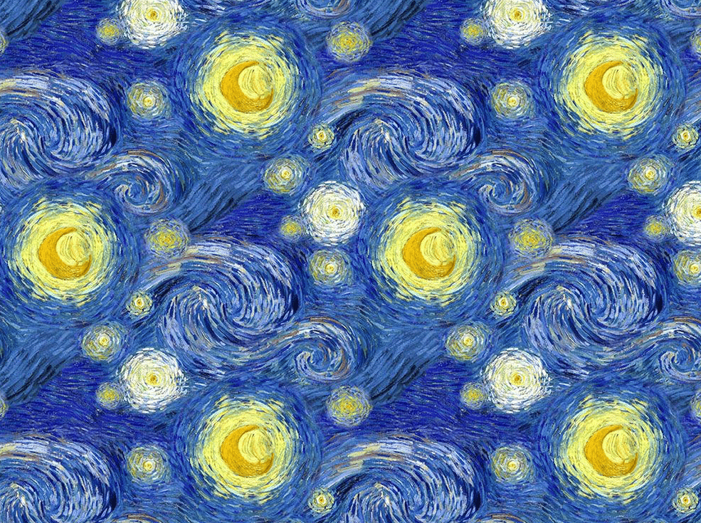 Image of Iconic Art Starry Night Shade