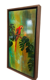 Image 2 of Original Canvas - Macaw - 60cm x 30cm