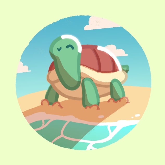 Image of Tortue à la plage