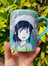 'Chihiro and Haku' Mug in Blue 