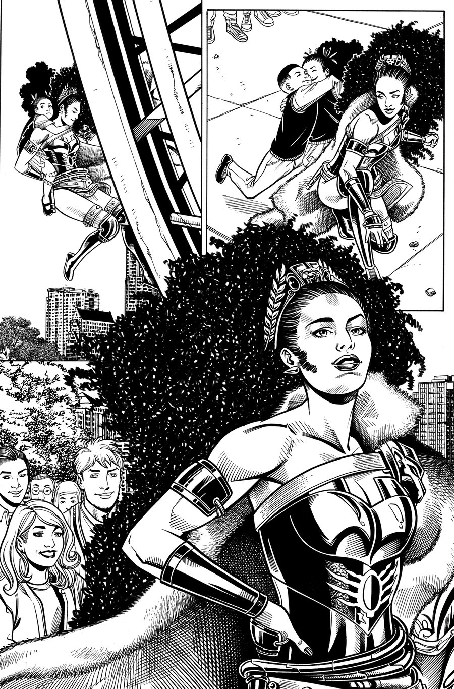 Image of Nubia and the Justice League #1 PG 9
