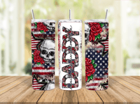 20oz Skull Daddy Tumbler