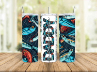 20oz Daddy Fishing Lure Tumbler