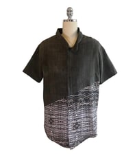 Image 5 of Woven Fringe Snapdown Short Sleeve Shirt