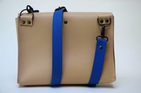 Image 3 of Julienne MIDI naturel/bright blue belt