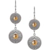 Celtic Warrior ® Drop Earrings – with Gold Bead