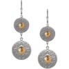 Clearance Priced Celtic Warrior ® Drop Earrings – with Gold Bead