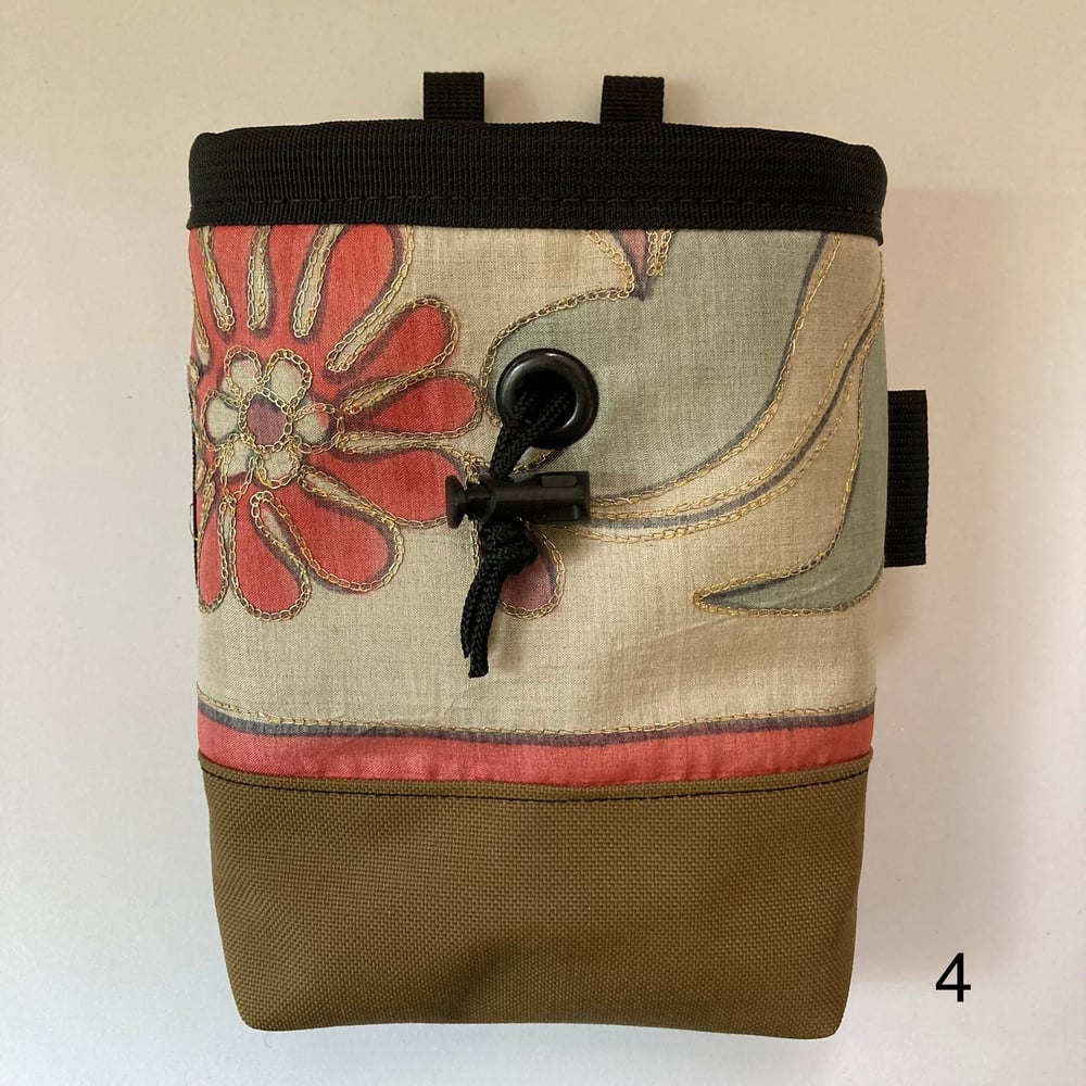 Upcycled Sari Chalk Bags