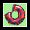 Ladybug Donut - Signed 12" Prints