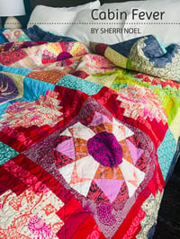 Image 1 of Cabin Fever ~ Block of the Month Quilt Pattern