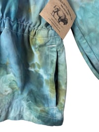 Image 5 of L 100% Cotton Twill Utility Jacket in Earthy Watercolor Ice Dye
