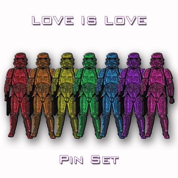 Image of Love is Love - Pin Set