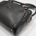 Image of Vtg. Gucci Black Pebbled Leather Handbag 