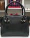 Image of Vtg. Gucci Black Pebbled Leather Handbag 